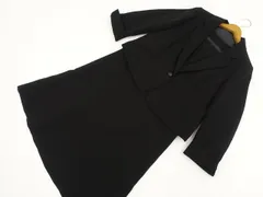 大きいサイズ 未使用品 長袖テーラードジャケット+五分袖ロング丈ワンピース ロングシーズンブラックフォーマル2点セット 21ABR 黒 喪服 礼服 冠婚葬祭 中古