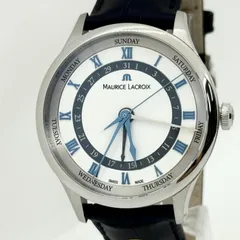 Maurice Lacroix モーリス・ラクロア 【未使用保管品】マスターピース 5ハンズ MP6507 ホワイト AT メンズ 腕時計 稼働品のサムネイル
