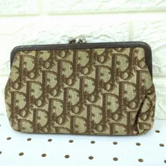 クリスチャン ディオール トロッター柄 がま口 ポーチ マルチケース