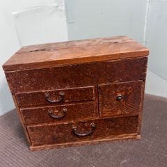 明治時代の木製ミニチュアチェスト 引き出し付き - メルカリ