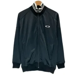 【中古】　OAKLEY　トラックジャケット　ジャージ　ハイネック　フルジップ　ワンポイント　ブランドロゴ　刺しゅう　スポーツ　古着　/0129