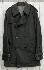COMME  des  GARCONS HOMME トレンチコート コムデギャルソンオム コットン ブラック AD2008 size L