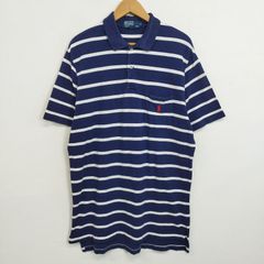 Polo by Ralph Lauren ストライプポロシャツ L - メルカリ
