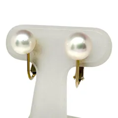 アコヤ真珠 7.1～7.3mm イヤリング K18ゴールド 18金  2.5g レディース 【中古】【真子質店】【NN】