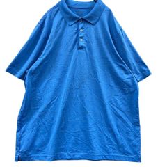 patagonia パタゴニア ワンポイントロゴ ポロシャツ ブルー XL - メルカリ