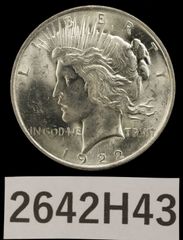 NGC-AU58 アメリカ合衆国 1923 ピースダラー 銀貨 フィラデルフィア