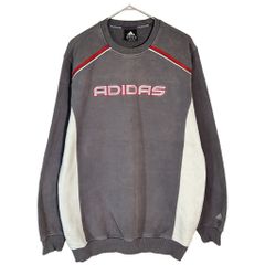 adidas スウェット トレーナー オシャレ ベースボール グレー 古着 