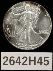 アメリカシルバーイーグル銀貨1986年 1オンス銀貨 純銀 ウォーキング