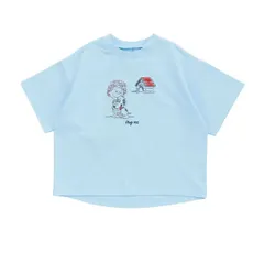 子供服 Ocean&Ground ステッチ刺繍Tシャツ 80～120㎝ ライトブルー 半袖 Tシャツ キッズ 男の子 女の子 4616106のサムネイル