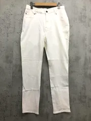 展示品■mysty woman ミスティウーマン デニムパンツ sizeM/オフホワイト ■■ レディース