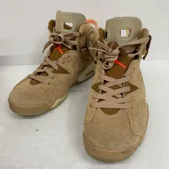 【加古川店】 中古 NIKE | ナイキ スニーカー Travis Scott×Air Jordan 6 'British Khaki' DH0690-200 ベージュ 24cm 【128】