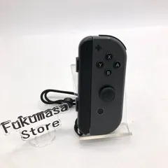 【動作確認済み】ニンテンドースイッチ ジョイコン Joy-Con R 右 グレー 黒 ストラップ付き 任天堂 純正 コントローラー
