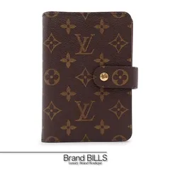 美品 ※訳アリ  LOUIS VUITTON ルイ ヴィトン ポルト パピエ・ジップ 折り財布 M61207 モノグラム ブラウン ゴールド金具 レディース