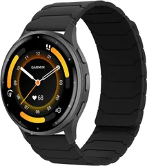 319R612 22mm バンド Garmin Venu 265/255/255 Music 用 (ブラック)