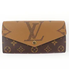 未使用品☆LOUIS VUITTON ルイヴィトン M80726 ポルトフォイユ･サラ モノグラムキャンバス モノグラム･リバース キャンバス 長財布 ブラウン 箱・保存袋付き フランス製 レディース