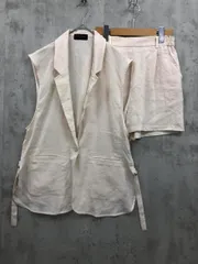 repipi armario レピピアルマリオ RA070043AM ジレ ショートパンツ セットアップ sizeL/アイボリー ■◆ レディース