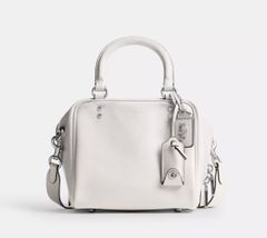 コーチ COACH エルゴ キスロック キャンバス レザー ブラウン 12232