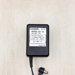 CASIO AD-1JL 電子ピアノ キーボード シンセサイザー 電子ドラム ドラム 光ナビ 光ナビゲーション 純正 純正品 アダプタ ACアダプター 電源アダプター 7.5V 400mA プラグ外径 約 5.5mm センターマイナス 60-80409-044のサムネイル