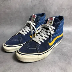 PQ329◇VANS : 90's USA製 Oldskool◇青/ネイビー系 ヴィンテージ バンズ オールドスクール