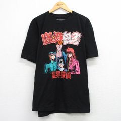 2010s ビンテージ 鬼滅の刃 半袖 Tシャツ XL 黒 竈門炭治郎 キャラ 