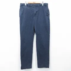 W35/古着 ラルフローレン ブランド パンツ メンズ ワンポイントロゴ 濃紺 26mar19