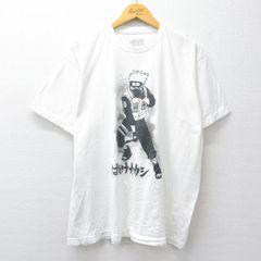 希少デザイン ナルト疾風伝 カカシ オビト 写輪眼 Tシャツ 古着