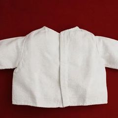 ネイビー地に白の細かいドット 花柄刺繍 幅90㎝長さ410㎝ 刺繍生地海島