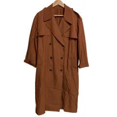 美品 6 BEAUTY & YOUTH ロク ビューティーアンドユース ユナイテッドアローズ トレンチコート サイズ36 ブラウンオレンジ レディース 古着 中古 USED