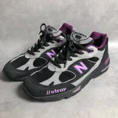 PQ332◇new balance / STRAY RATS : 英国製 M991SRP◇us9.5◇黒/グレー/パープル系 ニューバランス ストレイラッツのサムネイル