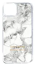 【新品未使用】iPhone14 Plus アイフォン14プラス クリア ハードケース 大理石 (ホワイトクォーツ) マーブル ストーン おしゃれ かわいい 