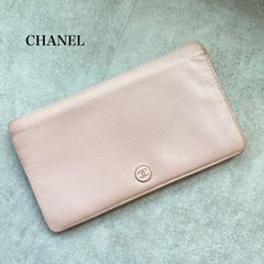 CHANEL アイボリー CCロゴ 長財布 シリアルナンバーあり - メルカリ