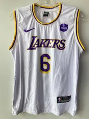 NIKE NBA レイカーズ JAMES 6 バスケットボール ゲームシャツ /L 【N】