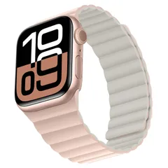 Anlinser コンパチブル Apple Watch バンド49mm 46mm 45mm 44mm 42mm、磁気両面リバーシブルアップルウォッチバンド iWatch Ultra 3/2/1 シリーズ11/10/9/8/7/6/5/4/3/SE