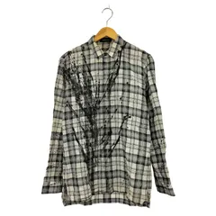 クリスヴァンアッシュ KRIS VAN ASSCHE スプラッシュプリント チェック柄 ロングスリーブシャツ メンズ 表記無 のサムネイル