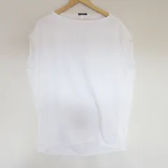 良品 YLEVE イレーヴ スリーブレス カットソー プルオーバー チュニック F ホワイト レディース 古着 中古 USED