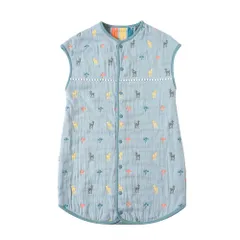 [10mois(ディモワ)] Amelieふくふくガーゼ(6重ガーゼ) スリーパー ジュニアサイズ 21151054