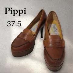PIPPI　CHIC ピッピシック　ハイヒール ローファーパンプス 厚底 37.5 （24～24.5cm）ブラウンのサムネイル