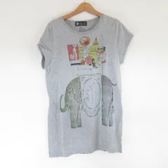 美品 HYSTERIC GLAMOUR ヒステリックグラマー アンディウォーホル 半袖 プリントTシャツ F グレー レディース 古着 中古 USED