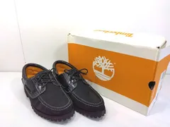 26g-366k【中古】Timberland ティンバーランド　Authentics 3Eye Classic オーセンティック 3Eye クラシック　ボートシューズ　デッキシューズ　モカシン　TB0A2A2C001　27.0cm　ブラック