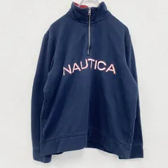 nautica　ノーティカ　ハーフジップスウェット/トレーナー　紺　ネイビー　Ｍサイズ　古着