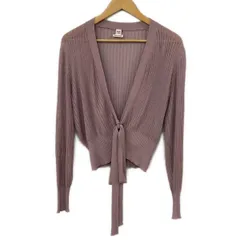 HERMES(エルメス) カーディガン サイズ38 M レディース ピンクベージュ 長袖