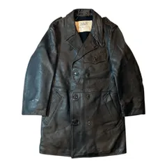 70s France army motorcycle leather jacket / 70年代製 フランス軍 モーターサイクル レザー　【F161】のサムネイル