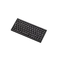 【中古】「非常に良い」（2009年モデル）ELECOM キーボード ワイヤレス接続 Bluetooth2.0 日本語83キー プレステ3対応 ブラック TK-FBP013BK