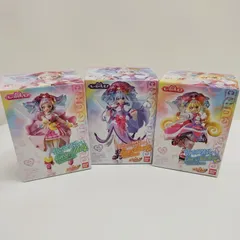 ＨＵＧっと！プリキュア　キューティーフィギュア4 まとめて コンプリート3体