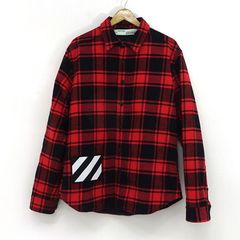 off-white オフホワイト チェック柄ライトアウタージャケット パーカー
