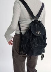 ASON BENETTON BACKPACK リュック ブラック - メルカリ