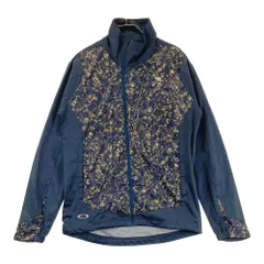 サイズ：M OAKLEY オークリー  ジップジャケット スカル 総柄 グレー系 [240101645315] ゴルフウェア メンズ ストスト