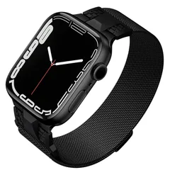 コンパチブル アップルウォッチ バンド マグネット ステンレス 49mm/45mm/44mm/42mm Apple Watch バンド 耐衝撃 男女通用 対応 Apple Watch 9/8/7 Apple Watch SE/SE2/6/5/4 Apple W