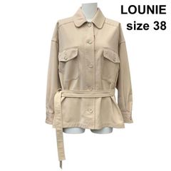 美品 LOUNIE ルーニー クロップドジャケット ベージュ 38 M - メルカリ