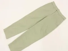未使用品 シューラルー SHOO-LA-RUE 洗えるノータックスリムパンツ SS グリーン系   中古のサムネイル